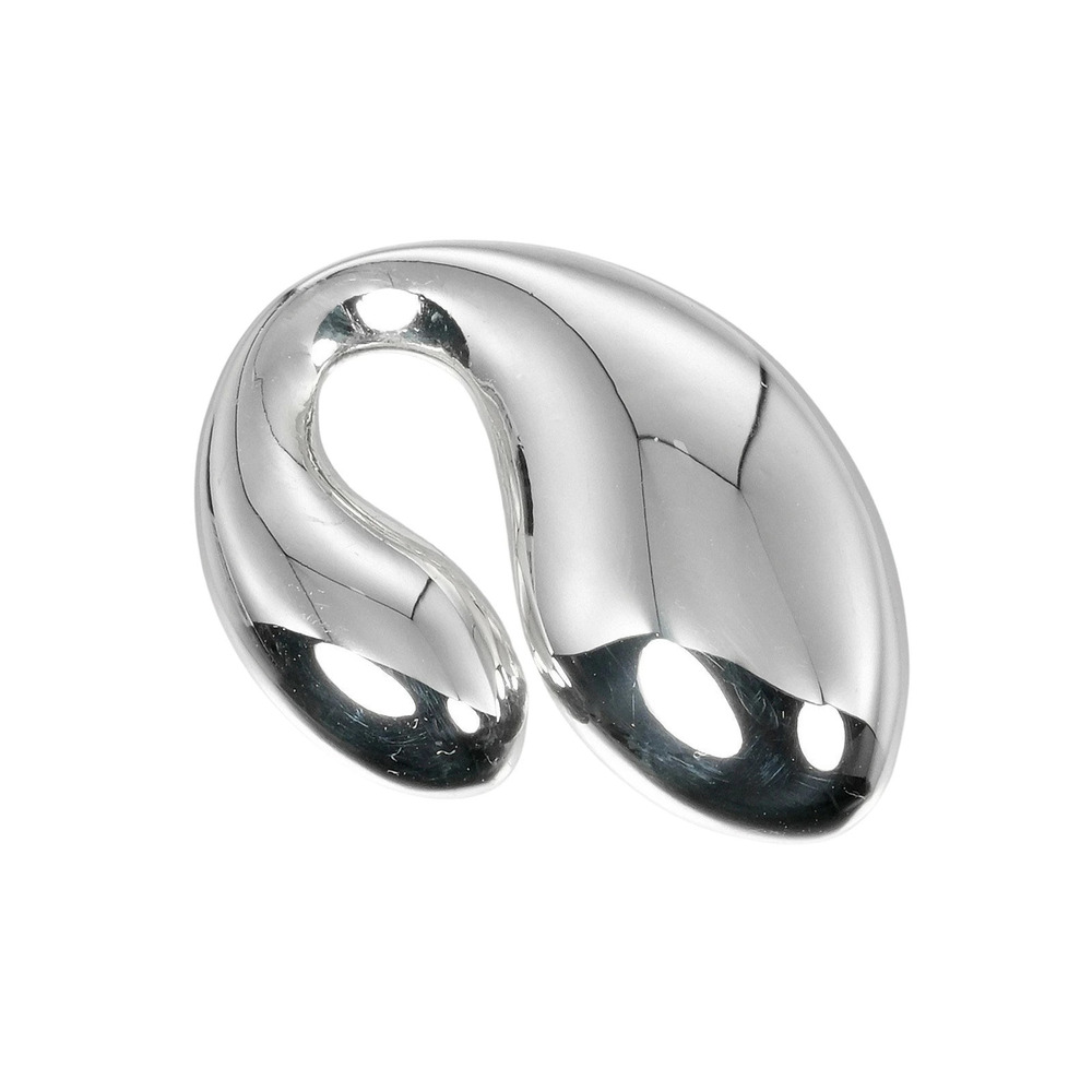 Tiffany Co Double Teardrop Pendant Top Sterling Silver